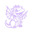 XBabyDragon.stl BabyDrache_Wandbilder