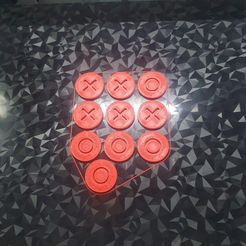 Tic Tac Toe Jeton Spiel