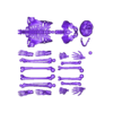 Human_Skeleton_Las_Catrina.stl Las Catrinas (female skeleton)