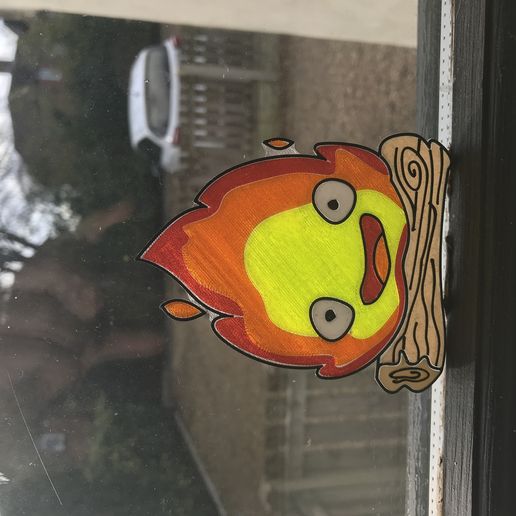 Calcifer sun catcher - 3D model önizlemesi