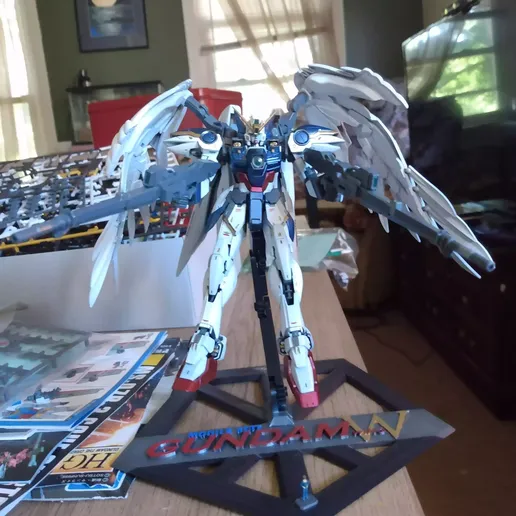 🤖 Gundam Wing Action Base・ STL File for ・Cults