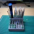IMG_20170627_151059.jpg ERSA Tip & Tweezers Holder Stand w/Tools Slot for I-TOOL and CHIP TOOL VARIO
