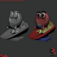 Red-Cell-Surf-Cartoon-5.png Desenho animado do surf com células vermelhas