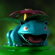 render-1.png Venusaur, Pokemon, Figure  for print.