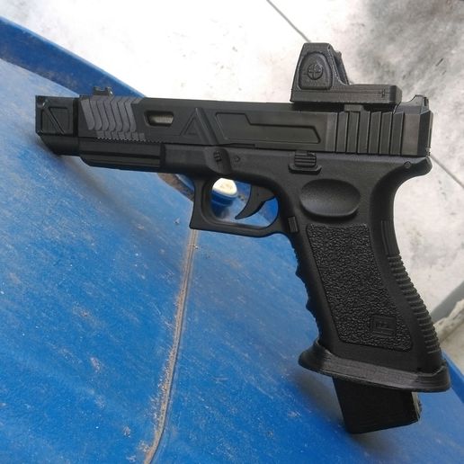 Glock Q1 Modified | BB Spring manual action 3D model