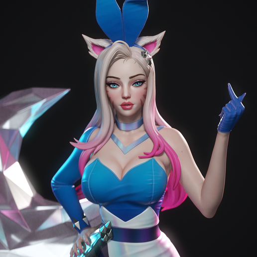 KDA BUNNY AHRI  3D PRINT