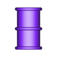 test_bidon_petrole.STL single oil drum scale 1/72