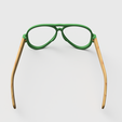 RA Glasses Back.png Free STL file Aviator Sunglasses・3D print design to download