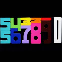 NumBlocks_C3D.JPG Fichier STL [EDUCATION] NumBlocks・Modèle à télécharger et à imprimer en 3D