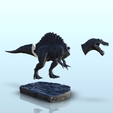 8.png Spinosauridae dinosaur (17) - High detailed Prehistoric animal HD Paleoart