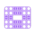 uBeam9.Holes2.5x6.Fancy.stl Générateur ultime de LegoBeam/BitBeam