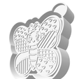 1495-1.png freshie Quilt Patchwork Butterfly STL Mold Housing for Silicone & Resin