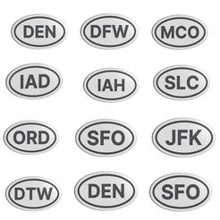 US-AIRPORTS.jpg 10 OVAL AIRPORT CODES US