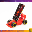 F1-CAR-STAND-PHONE-8.png "Formula 1 Shaped Cell Phone Stand: F1 Phone Holder Cell phone stand