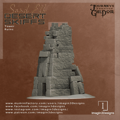 Tower-Ruin-Angle.png Archivo 3D Ruinas de la Torre de los Elfos de Arena・Modelo de impresión 3D para descargar