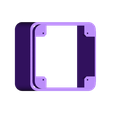 MIDDLE - CUBE SPEAKER 3inch - C (rond).stl Enceinte 3 pouces cubique (HP 8cm) - Speaker 3" cube