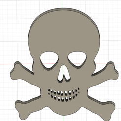 tête de mort.PNG Archivo STL gratis Cráneo・Plan de impresión en 3D para descargar