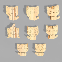 imagen-1.png KAWAII KÄTZCHEN AUSSTECHER X8
