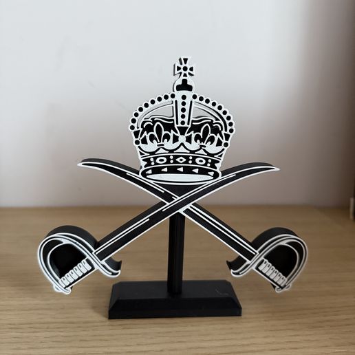 🗿 Royal Army Physical Training Corps RAPTC Capbadge・ STL File for 3D ...