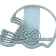 American Football Helmet Cookie Cutter.jpg AMERICAN FOOTBALL HELMET COOKIE CUTTER, FONDANT CUTTER, SPORTS COOKIE CUTTER, NFL COOKIE CUTTER