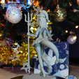 Gawr_Gura_Christmas_Far_2.png Gawr Gura - Hololive Vtuber Anime Figurine STL for 3D Printing