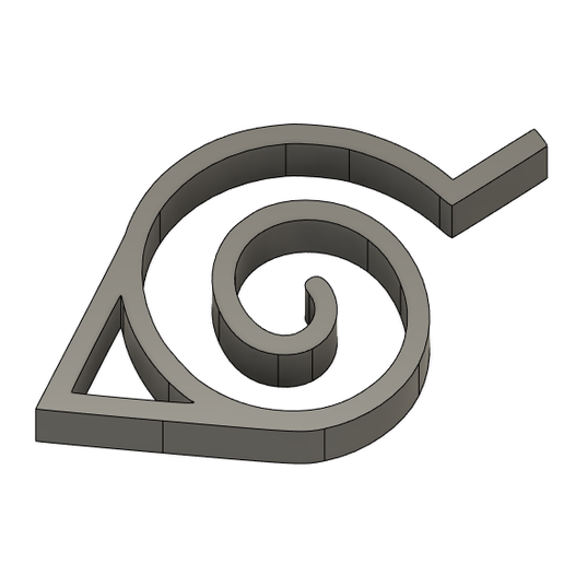 Logo Naruto 3D model