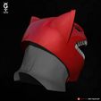 CatHelmet-RedRanger-Cat-06.jpg RED RANGER CAT - Helmet