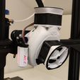 Ender 3, 3 V2, 3 pro, 3 max, двойной 40-мм осевой вентилятор hot end duct / fang. CR-10, прямой привод Micro Swiss и совместимость с боуденом. Для печати не требуется поддержка
