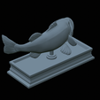 Bass-mouth-2-statue-4-36.png fish Largemouth Bass / Micropterus salmoides in motion open mouth statue detailed texture for 3d printing
