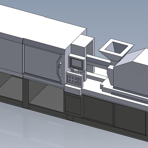 3d-im.png Plastic injection Molding Machine Model