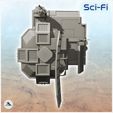 4.jpg Sci-Fi telecommunication base with tower and large antenna (16)  - Future Sci-Fi SF Infinity Terrain Tabletop Scifi