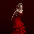 Preview6.jpg Final Fantasy 7 Remake - Aerith Gainsborough Red Dress Version 3D print model