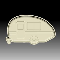 Camper-VACUUM-PIECE.jpg Archivo STL MOLDE BOMBA DE BAÑO CAMPER・Diseño imprimible en 3D para descargar