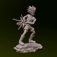 wip33.jpg Gon Freecss - Hunter x Hunter 3d print Statue - Figurine