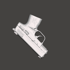 xde91.png Springfield Xde 9 3.3'' Real Size 3D Gun Mold