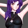 41.jpg MISATO KATSURAGI UNIFORM EVANGELION ANIME SEXY GIRL CHARACTER 3D PRINT MODEL