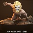 Jaw2AoT.jpg Attack On Titans - Jaw Figurine 3D print model