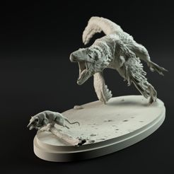 Raptor_chase_4.jpg Dromeosaurus persiguiendo a Alphadon escala 1-12 pre-soportado
