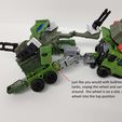 just like you would with bulkheads gas tanks, unpeg the wheel and swivel it around. the wheel is on a slot, move the wheel into the top position - Rolling Thunder OP Legacy Bulkhead upgrade kit
