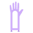 Hand Display - Pawsitively Cozy Display.stl Hat & Glove Display Stand - Collapsible Arches and Hands for Beanies & Mittens