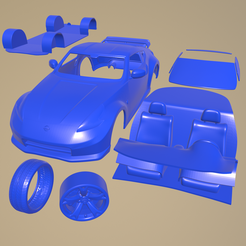 a005.png STL file NISSAN 370Z NISMO 2009 PRINTABLE CAR IN SEPARATE PARTS・3D print design to download