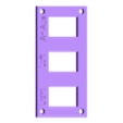 schalterplatte vorn.stl Switch plate for three switches