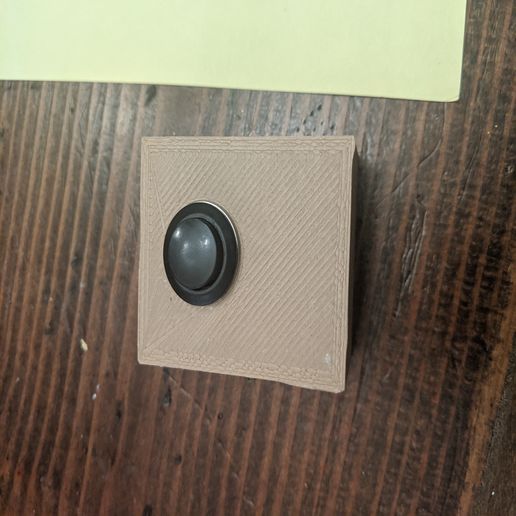 Wyze sense contact sensor to smart button adapter 3D model