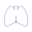 Pulmon cutter 8cm.stl LUNG - COOKIE CUTTER