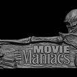 01.jpg 3D PRINTABLE MOVIE MANIACS POSTER STANDS TWO PACK