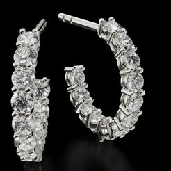 Scene_Package_ArtSpeshal_VINS2.2717.png STL file Small circle diamond earrings 679・3D print design to download