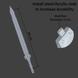 Render9.png Zenless zone zero Ye Shunguang Sword (MainSword) Model for 3dprint