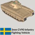 CV90-IFV.jpg 3mm Modern CV90 Family of Armored Vehicles