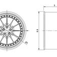 3SDM-3.41.jpg 3SDM 3.41 Rims  for Diecast 1 : 64 scale