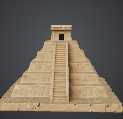 Ancient Step Pyramid Temple